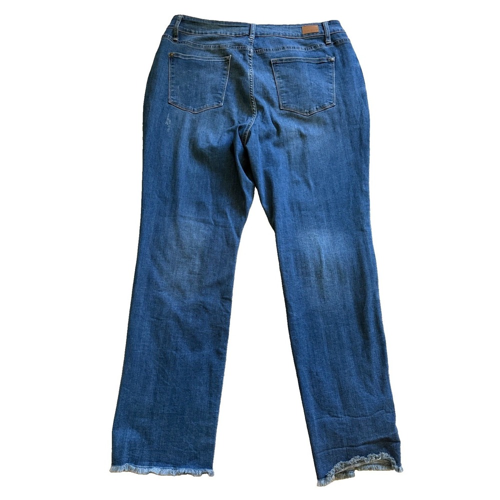 Judy Blue Boyfriend Fit Denim Jeans Size 20W Style #JB88357 Raw Hem - Picture 6 of 9